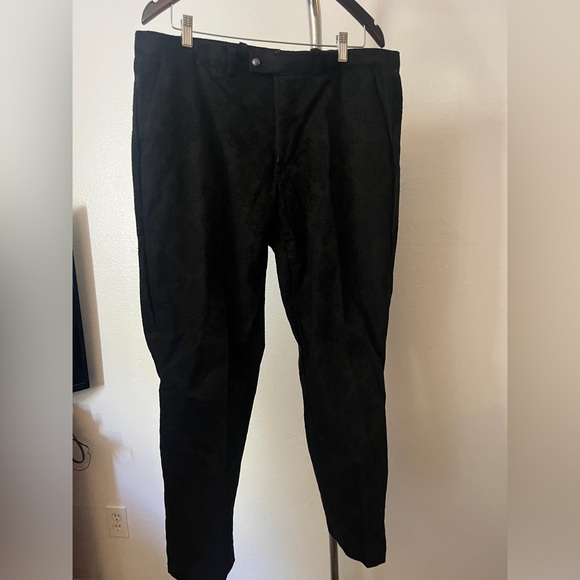 Back flocked denim 2 peice suit (custom made) - Picture 7 of 7